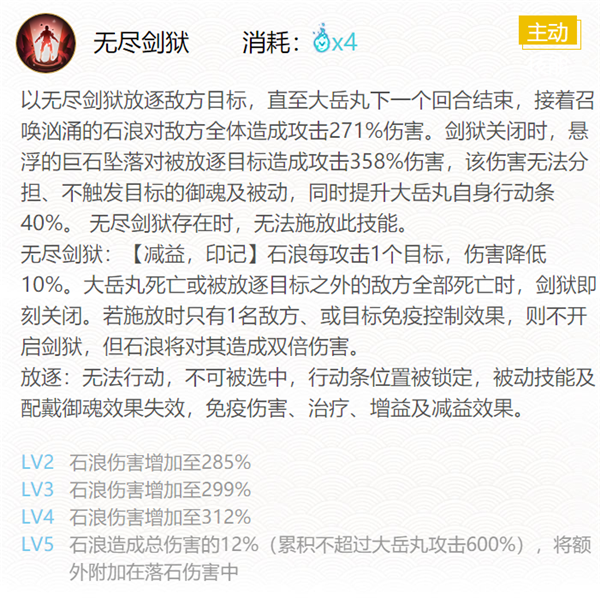 阴阳师大岳丸御魂搭配