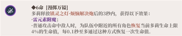 原神多莉命座抽取建议