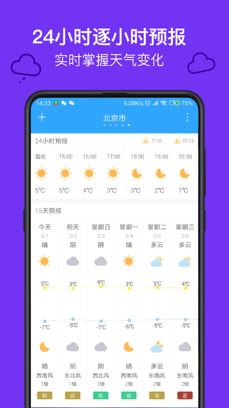 麻雀天气预报截图2