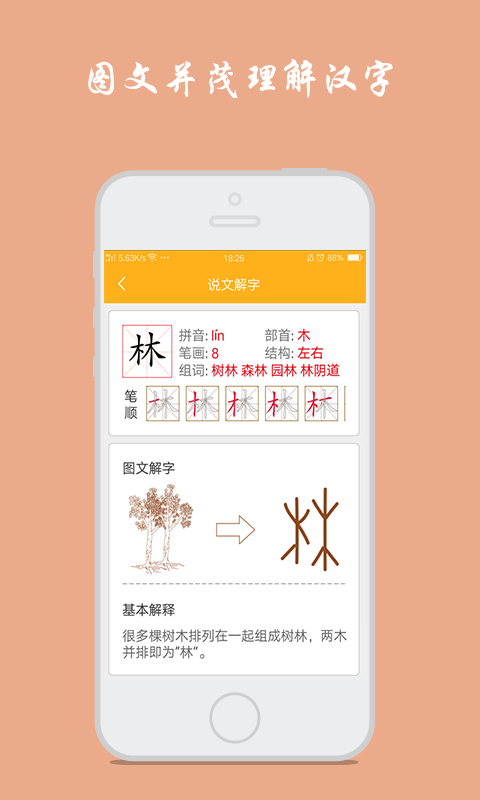 小学生写汉字截图2