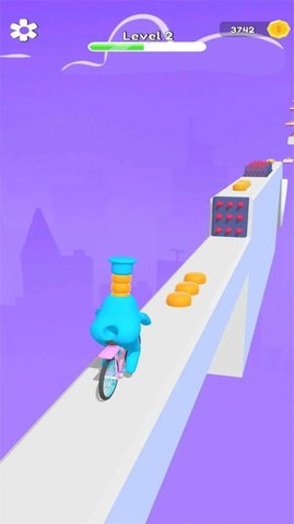 橙子自行车挑战游戏截图1
