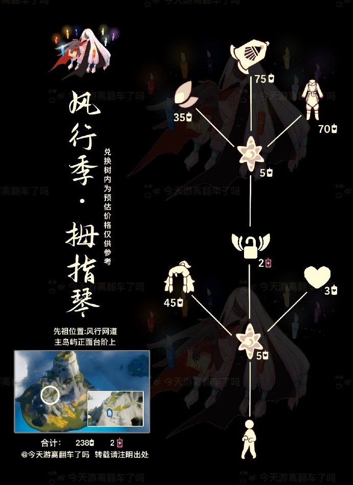 光遇风行季拇指琴先祖兑换树