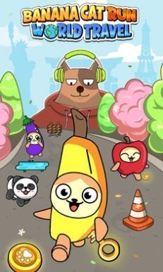 香蕉猫跑酷世界之旅截图1