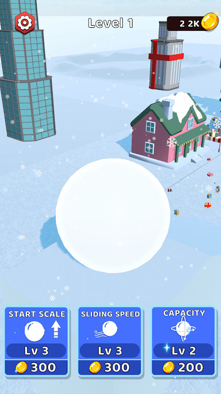 雪球滚落爆炸截图2