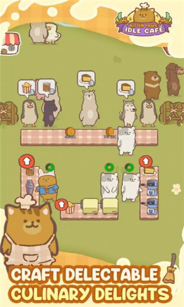 小猫爪子空闲咖啡馆中文版截图3