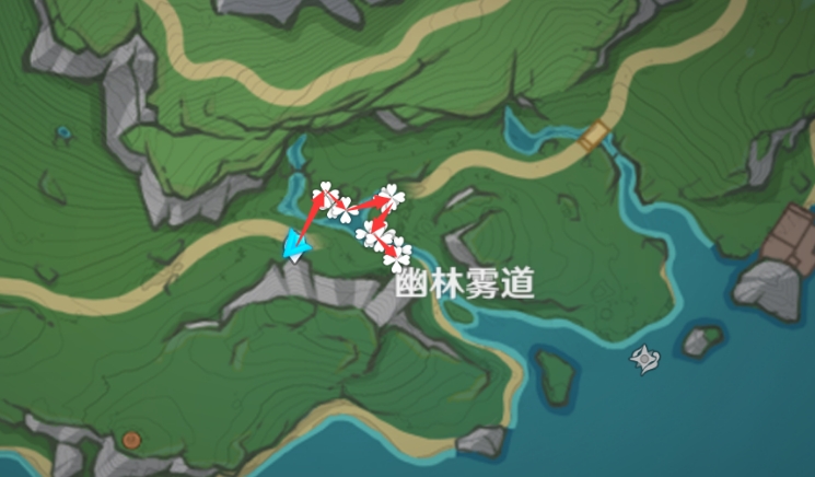 原神湖光铃兰采集路线