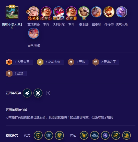 云顶之弈五周年时光机阵容推荐 金龙决斗刀妹