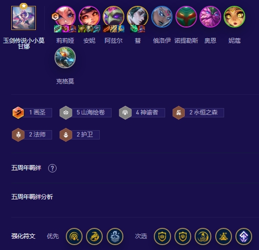 云顶之弈画中灵版本阵容推荐 山神莉莉娅