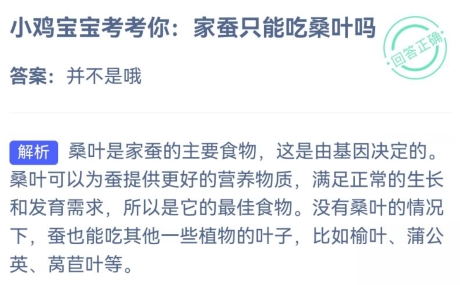 蚂蚁庄园8月14日问题答案2024
