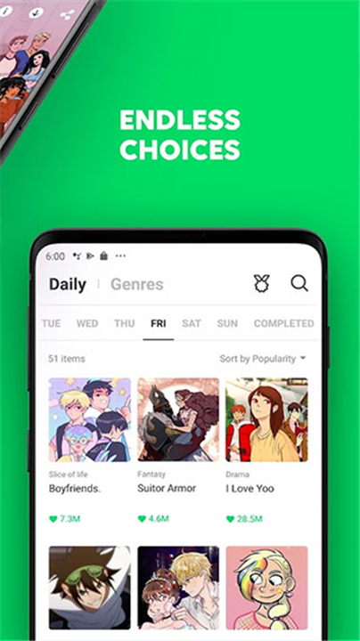 webtoon中文版截图4