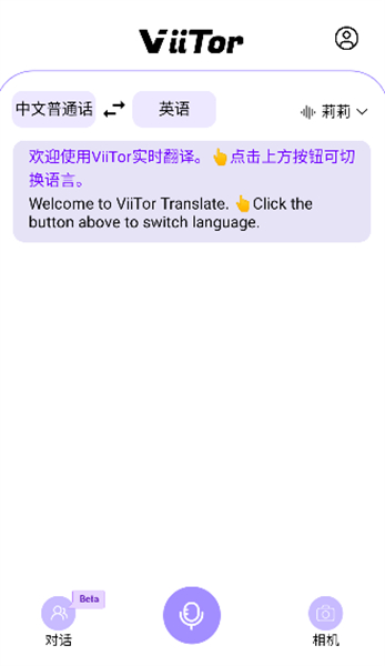 viitor实时翻译