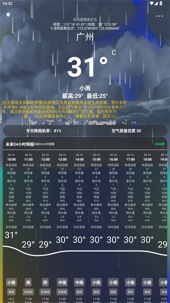 一早天气
