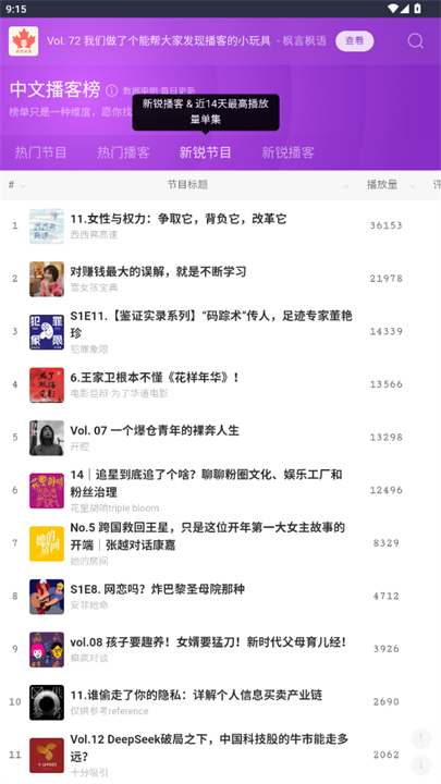 中文播客榜截图4