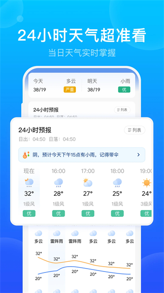 手机天气预报