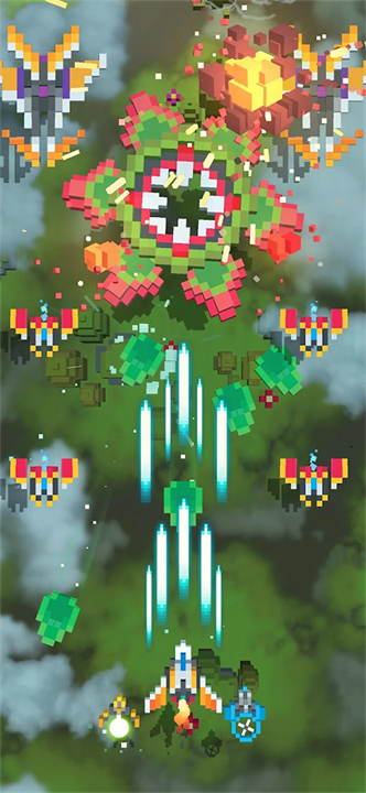 天空之翼像素战士手机版截图1