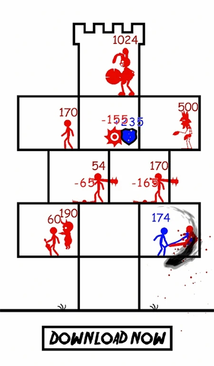 火柴人英雄塔防手游截图3