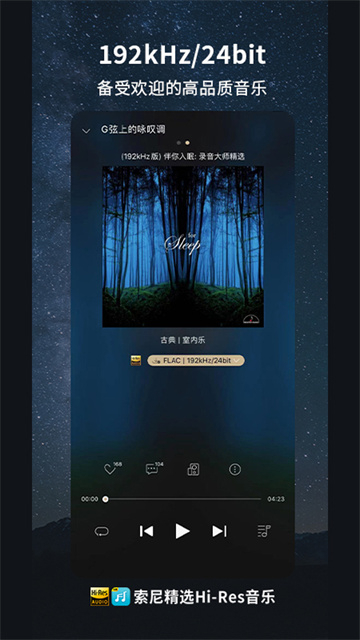索尼精选音乐播放器截图2