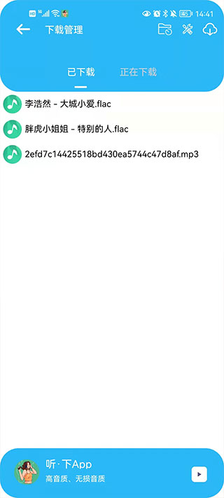 听下音乐播放器app截图1