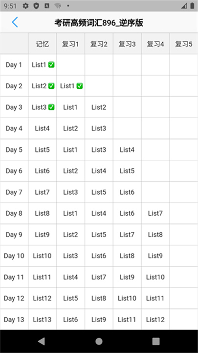 List背单词软件截图4
