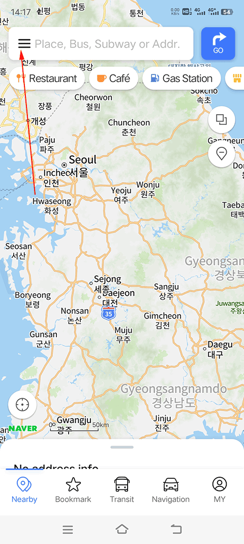 Naver地图最新版