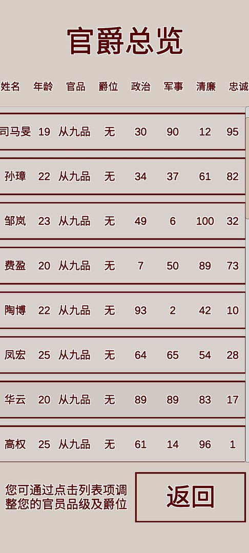 明朝人生养成记截图1