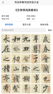 墨客书法字典软件截图3
