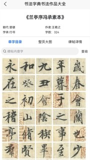 墨客书法字典软件