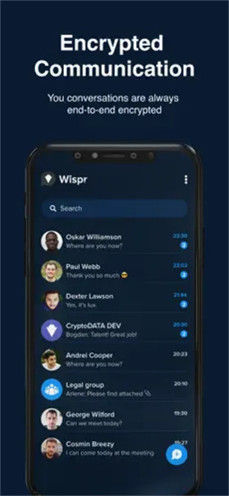Wispr聊天软件截图2